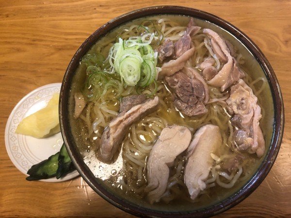 「肉中華（冷）　大盛り」@そば処 吉亭の写真