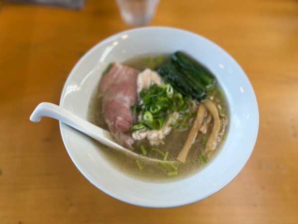 「塩蕎麦 (太麺)1100円」@中華そば 喜富の写真