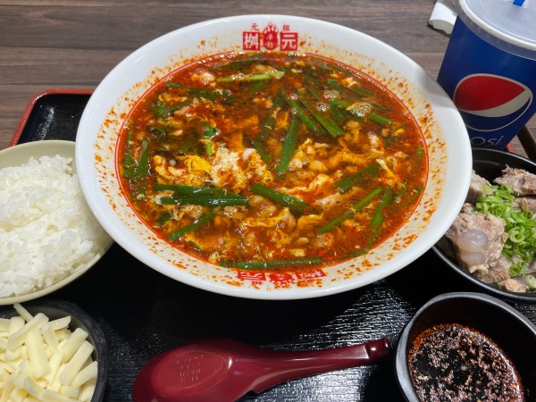 「雑炊セット + なんこつ」@辛麺屋 桝元 ジアウトレット湘南平塚店の写真