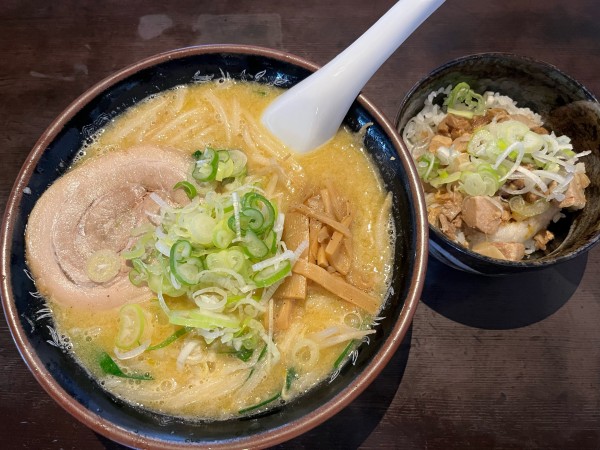 「ランチセット1000円」@旨みこってりらーめん 鐵 TETSU 蘇我本店の写真