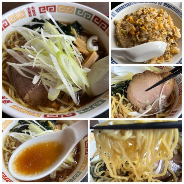 「ラーメン 528円 炒飯638円」@菜香楼の写真