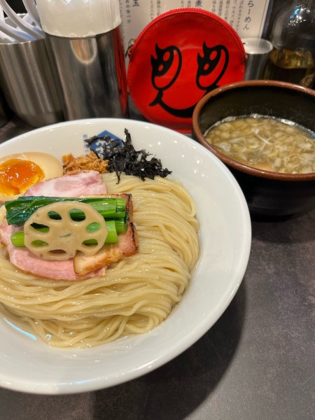 「昆布水の煮干つけめん　中盛」@西永福の煮干箱の写真
