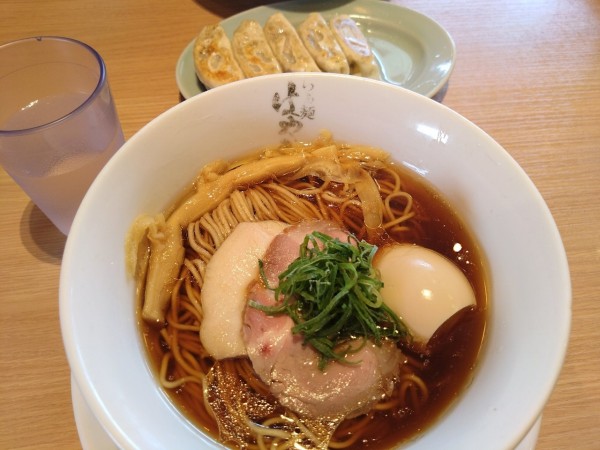 「らぁ麺　味玉トッピング、餃子セット」@らぁ麵 はやし田 相模原鵜野森店の写真