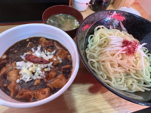 「麻婆麺・つけ麺スタイル・大（950＋100円）」@麻婆豆腐専門店 からいもんや 伏見本店の写真