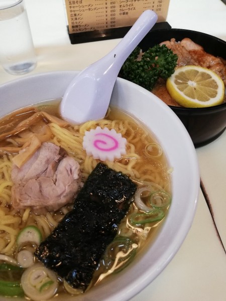 「ラーメンと焼肉丼コンビ」@光月軒の写真