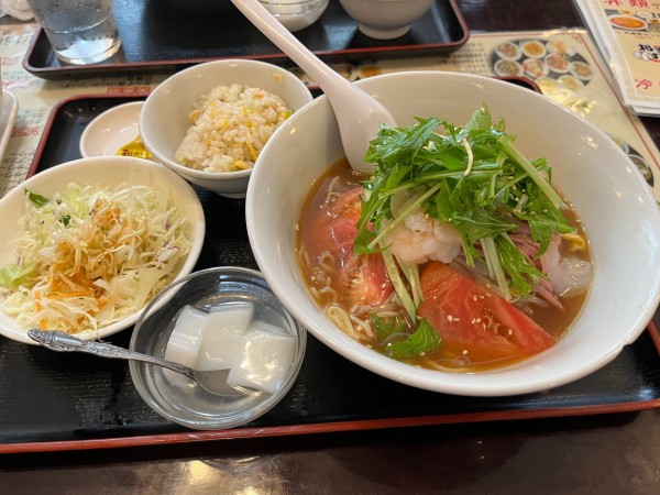 「海鮮冷麺セット」@中国料理 随苑の写真