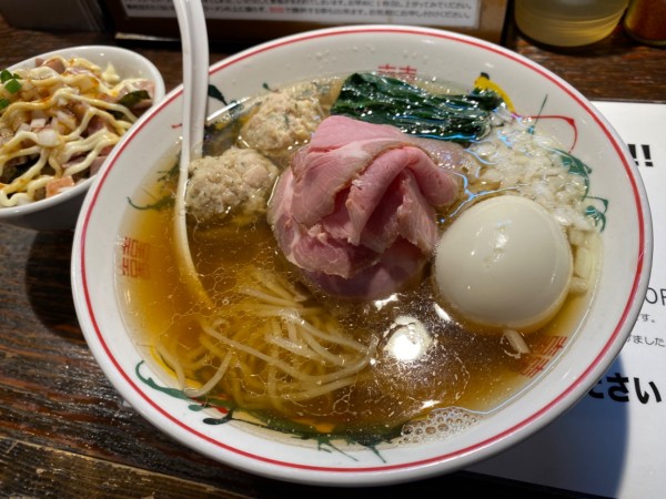 「特製煮干しラーメン＋マヨチャーシューご飯」@らぁめん小池の写真