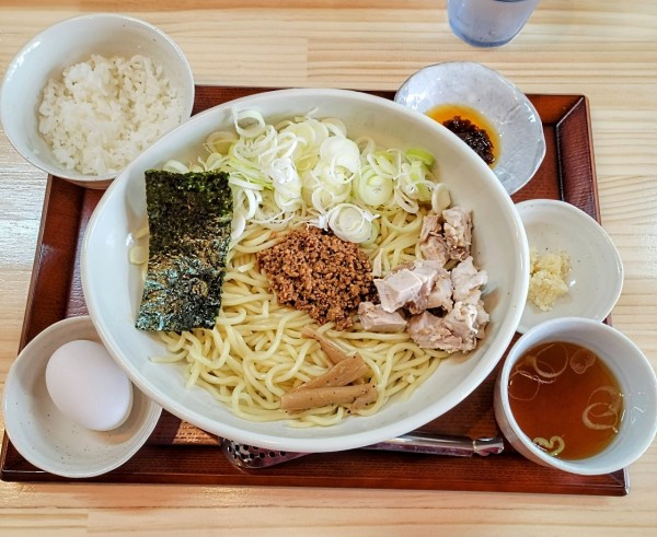 「油そば大盛350g」@油そば・まぜそば 油武 龍ヶ崎店の写真