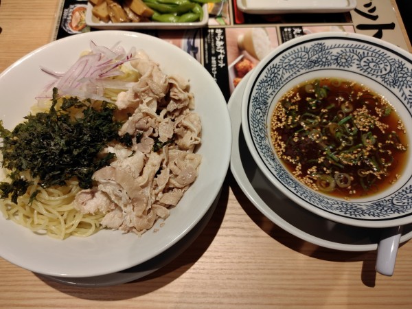 「和風冷肉つけ麺」@丸源ラーメン 大泉学園店の写真