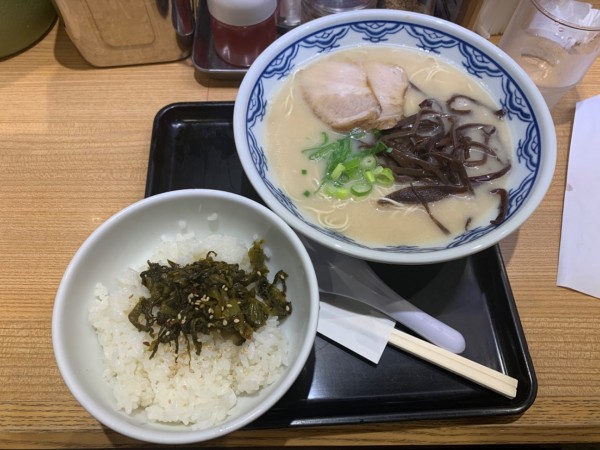 「高菜ごはんセット」@由丸 丸の内店の写真