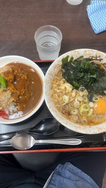 「カツ丼カレーセット」@天かめ 門前仲町店の写真