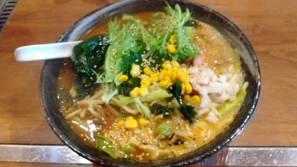 「カレーちゃんぽんめん+マスターぎょうざ4個」@千尋の写真