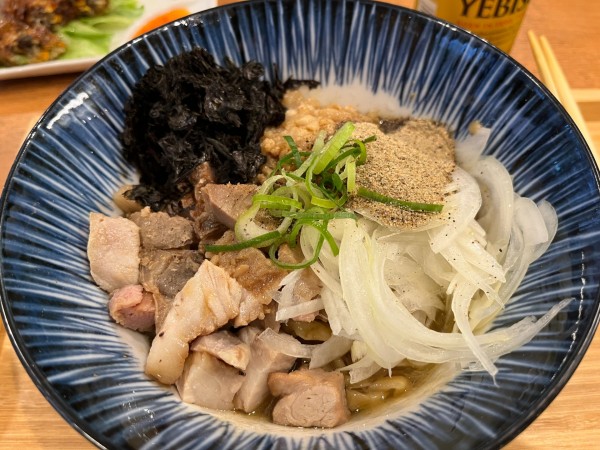 「まぜそば」@ハちゃんラーメンの写真