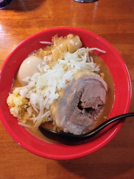 「ラーメン（豚1枚200g）＋味玉」@麺屋 もりのの写真