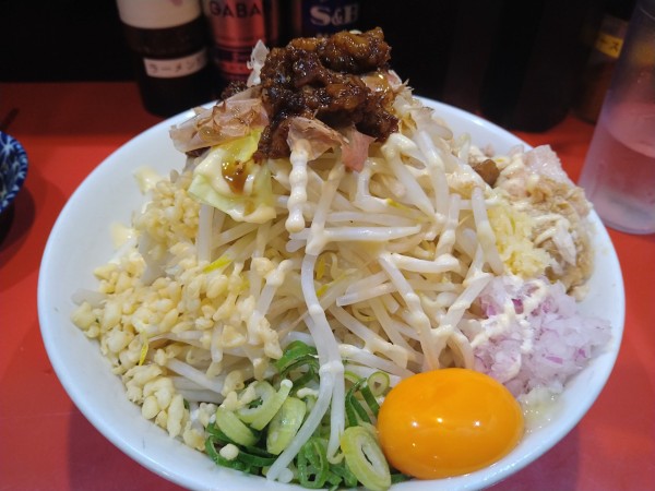 「まぜそば」@用心棒 市ヶ谷飯田橋の写真