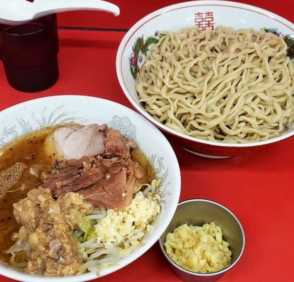 「つけ麺 ９５０円＋生姜 ５０円」@ラーメン二郎 ひたちなか店の写真