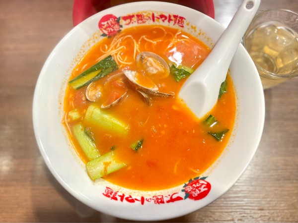 「太陽のボンゴレ麺　ハーフ　890」@太陽のトマト麺 錦糸町本店の写真