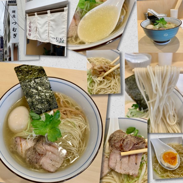 「味玉軍鶏そば（塩）1150円」@麺庭 つむぎの写真
