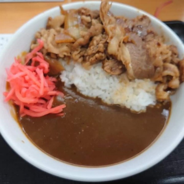 「牛カルビスパイシーカレー」@吉野家 16号線若柴店の写真