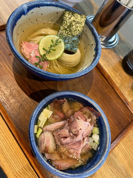 「昆布水つけ麺塩ちょい肉まし」@YOKOKURA STOREHOUSEの写真