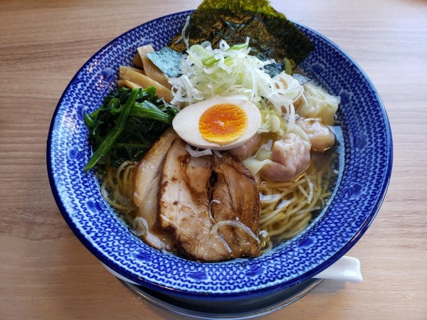 「特製鶏だし雲呑麺（塩）」@ワンタン屋 今福商店の写真