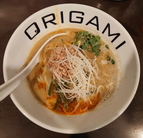 「担々麺(870円)」@麺屋 ORIGAMIの写真