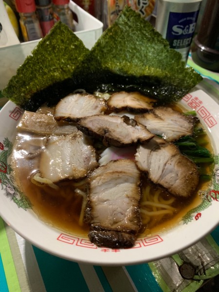 「正油ラーメン焼豚増し 1000円」@屋台ラーメン桜の写真