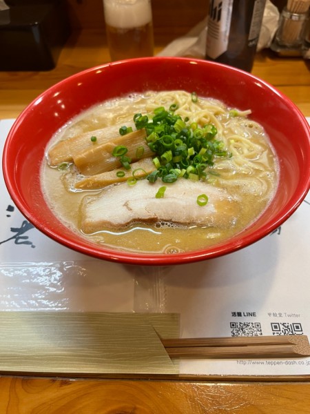 「雲丹そば」@活龍 海老蟹専門 甲殻堂の写真