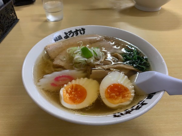 「ラーメン＋煮たまご」@麺屋 ようすけの写真