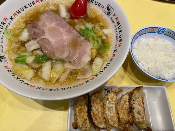 「餃子セット　1090円」@どうとんぼり神座 渋谷店の写真