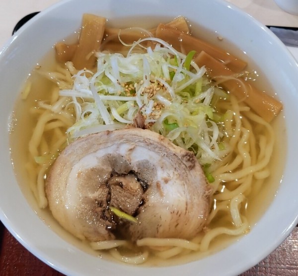 「ネギラーメン 900円」@常陸乃国かぐや姫 道の駅ひたちおおた店の写真
