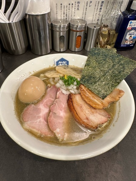 「特製煮干しらーめん　1250円」@西永福の煮干箱の写真