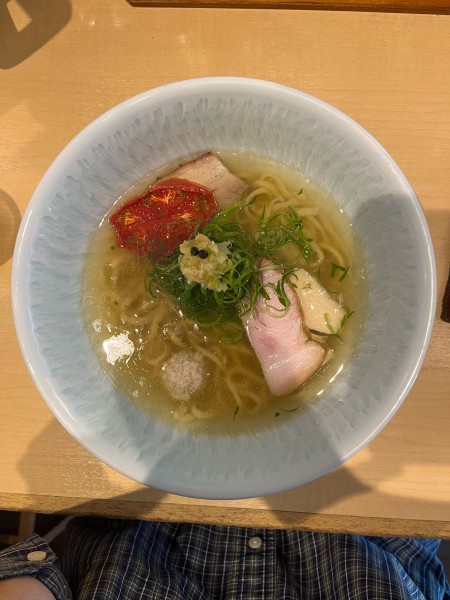 「塩そば ( 手揉み麺 )」@饗 くろ㐂の写真