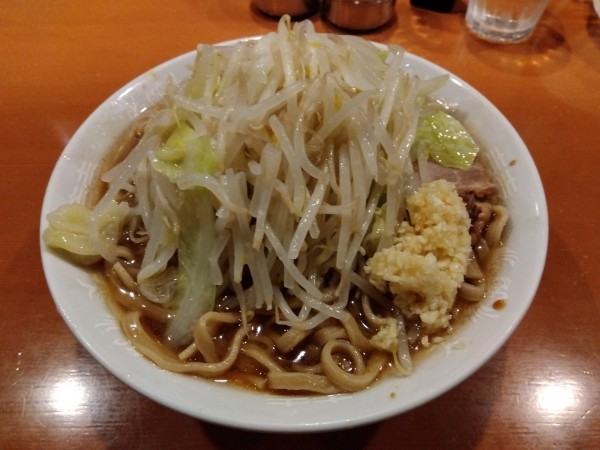 「豚麺（麺300g、豚2枚）」@麺屋 長次郎の写真