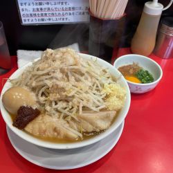 味玉ラーメン＋肉１枚追加＋スキヤキ