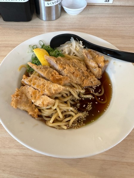 「冷やし肉汁パーコー麺」@肉汁麺ススム 秋葉原本店の写真