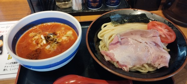 「トマトつけめん（1000円）＋中盛（50円）」@鎌ヶ谷 製麺堂てつの写真