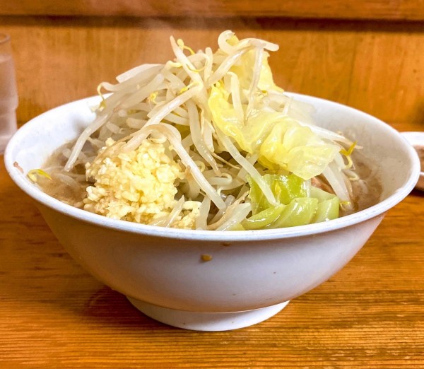 「ミニラーメン（ヤサイニンニクアブラ）¥850」@ラーメン もみじ屋の写真