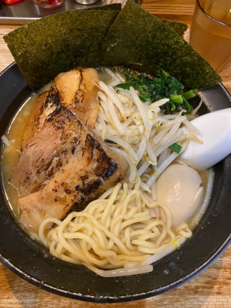 「豚火らーめん全部のせ 1100」@らぁめん・つけめん 豚火の写真