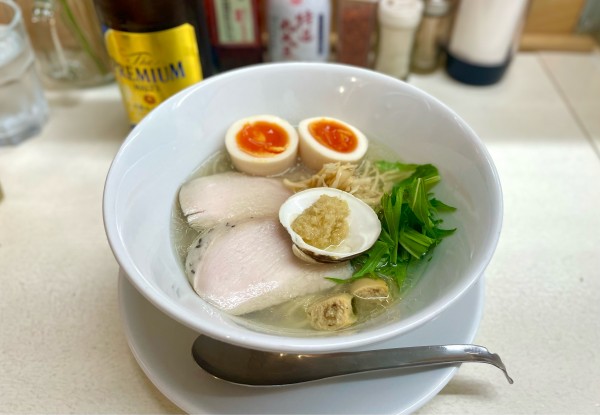 「味玉 白（塩）¥1200」@マグロ卸のマグロ丼とラーメンの店 ウミノイロの写真