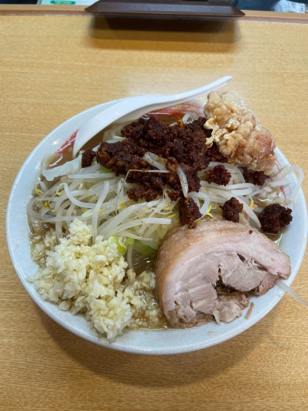 「辛ラーメン中」@らーめん藤ろうの写真