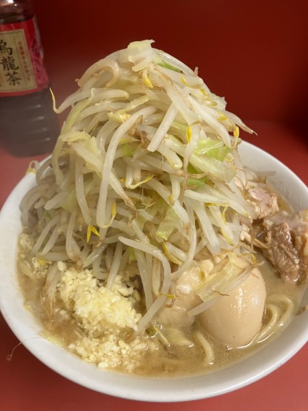「小豚　ニンニク」@ラーメン二郎 ひばりヶ丘駅前店の写真