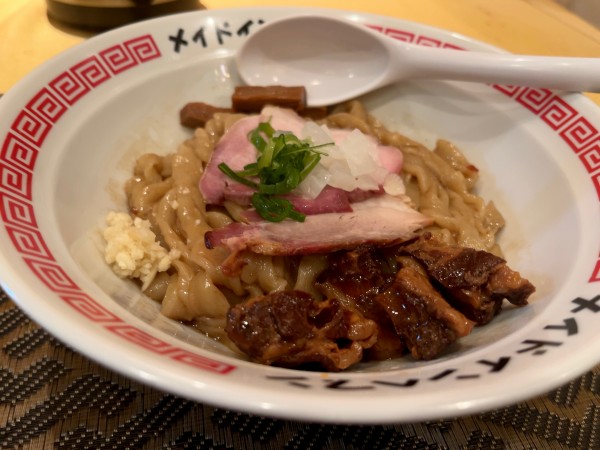 「もち小麦油そば」@メイドインヘブンの写真