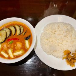 なすチキン（辛さ8番）、発酵バター