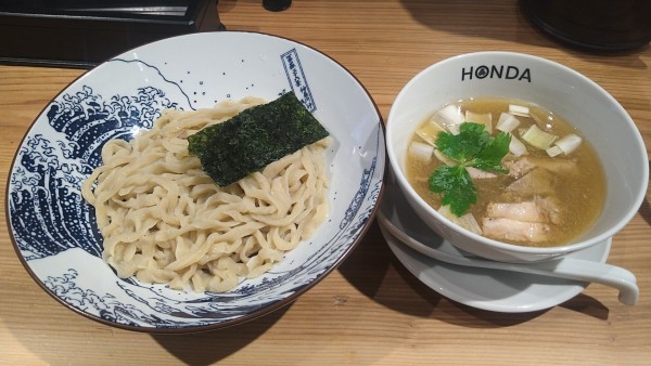 「つけめん(塩)並¥1000-」@本田麺業 神田西口駅前店の写真