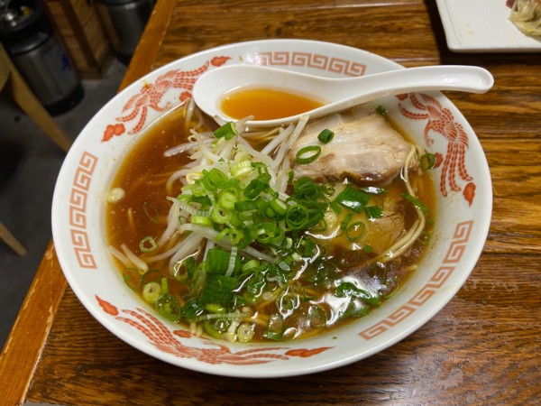 「ラーメン(600円)」@お食事処 あじの写真