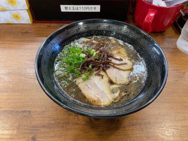 「黒ラーメン(690円)」@ラーメン大将の写真
