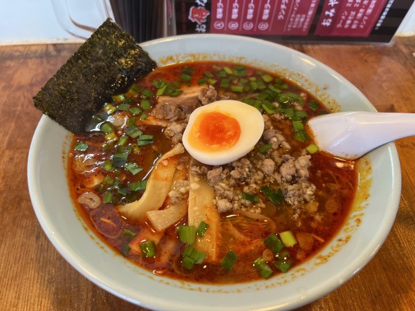 「大辛スタミナラーメン　ニンニク　850円」@佐野ラーメン たかのの写真