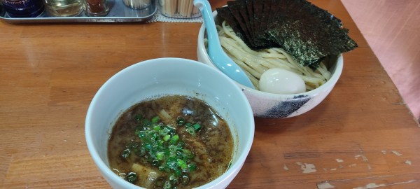 「つけ蕎麦大盛　海苔　玉子」@麺匠 ヒムロクの写真