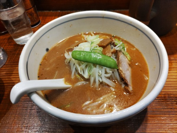 「みそ+サービスライス」@赤坂一点張の写真